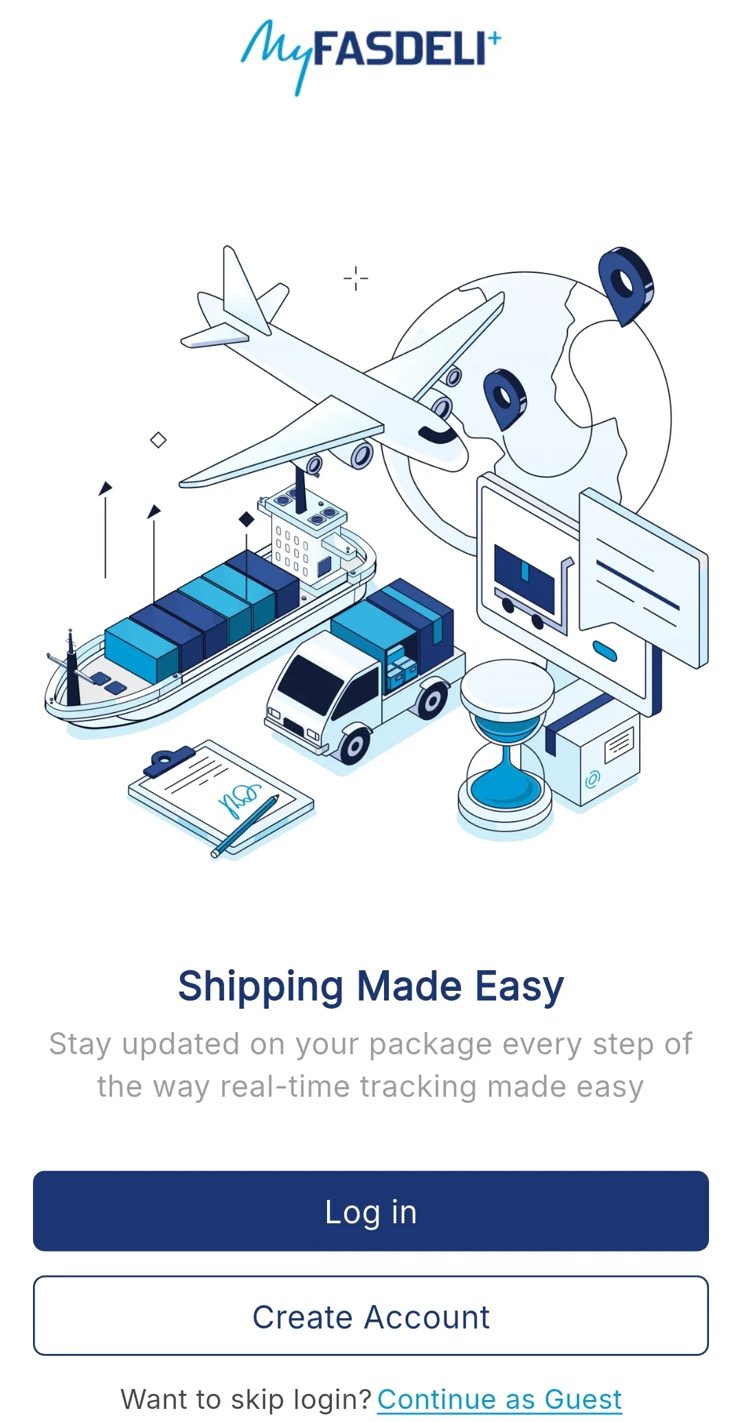 MyFasdeli Mobile App Interface